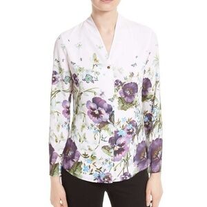NWOT Ted Baker Elizay Entangled Enchantment Blouse sz 1 small